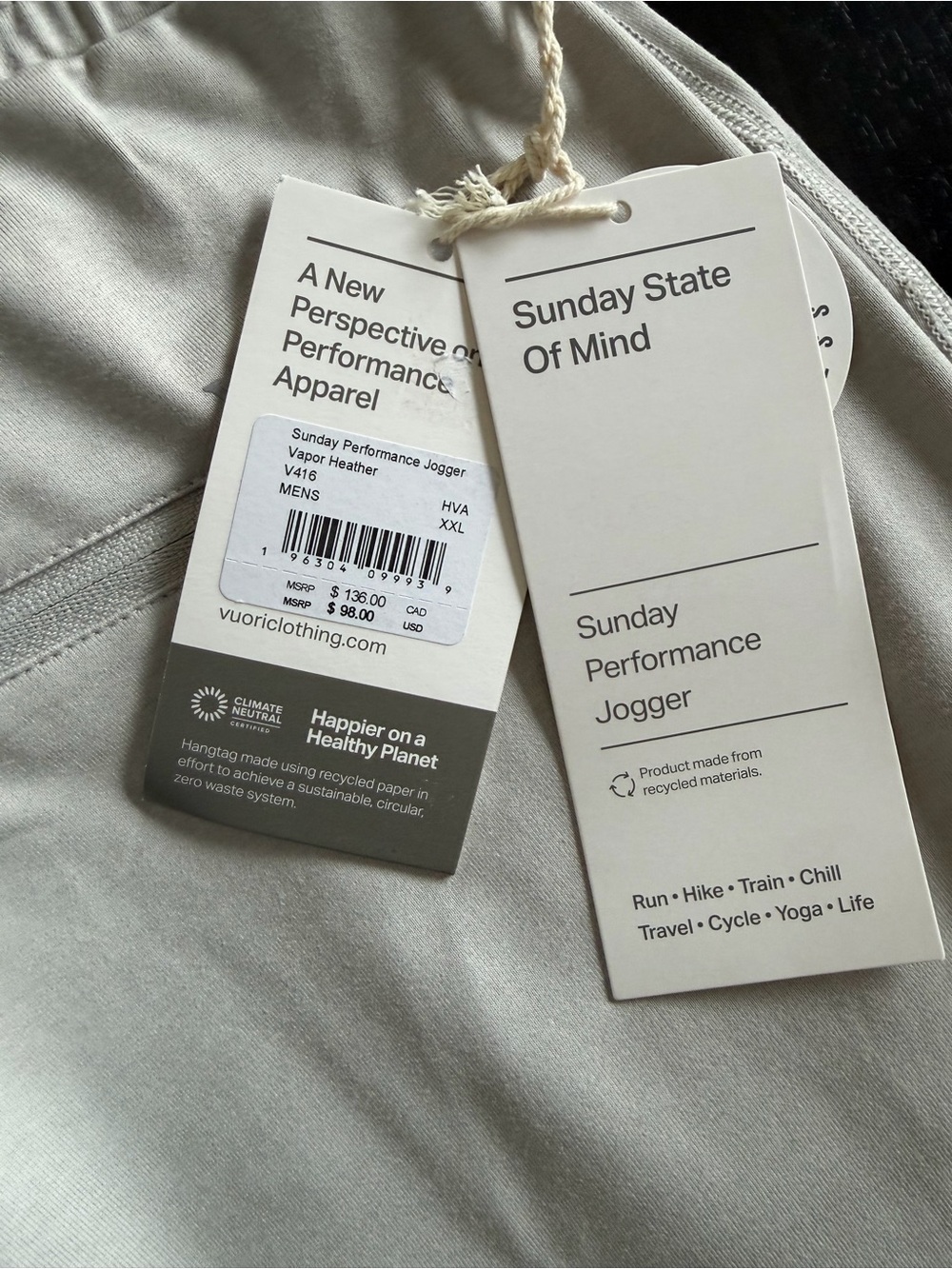 Men's Vuori Sunday Performance Jogger - Picture 5 of 6